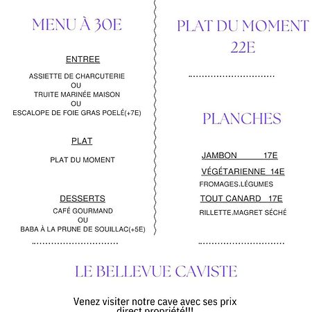 Hotel Bellevue Puy-lʼÉvêque Zewnętrze zdjęcie